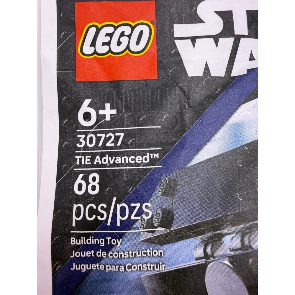 LEGO Star Wars TIE Advanced 30727 Polybag 68 Pieces Building Toy New Sealed - Picture 2 of 8